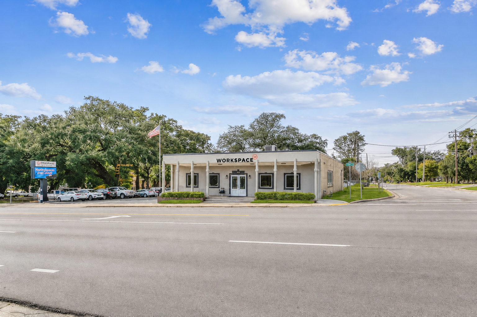 WorkSpace225 office building at 225 N Pace Blvd in Pensacola, Florida